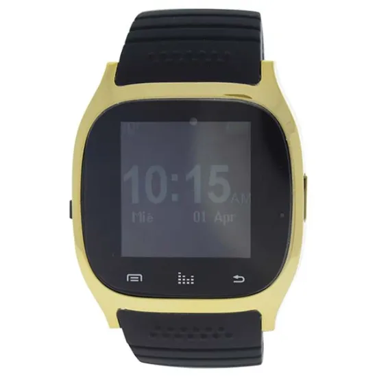 Picture of EK-B5 Montre Connectee Silicone Strap Smart Watch - Gold-Black by Eclock for Unisex - 1 Pc Watch