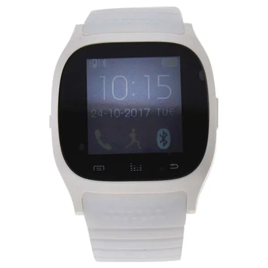 Picture of EK-C2 Montre Connectee Silicone Strap Smart Watch - White by Eclock for Unisex - 1 Pc Watch