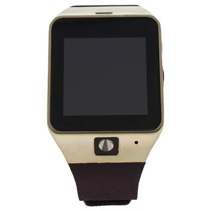 Picture of EK-D3 Montre Connectee Silicone Strap Smart Watch - Gold-Brown by Eclock for Unisex - 1 Pc Watch