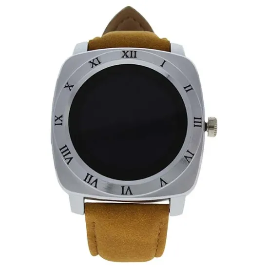 Picture of EK-F1 Montre Connectee Leather Strap Smart Watch - Yellow by Eclock for Unisex - 1 Pc Watch