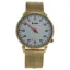 Picture of KU15-0008 Gold Stainless Steel Mesh Bracelet Watch by Kulte for Unisex - 1 Pc Watch