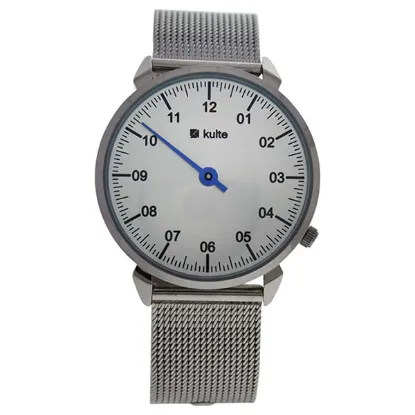 Picture of KU15-0011 Silver Stainless Steel Mesh Bracelet Watch by Kulte for Unisex - 1 Pc Watch