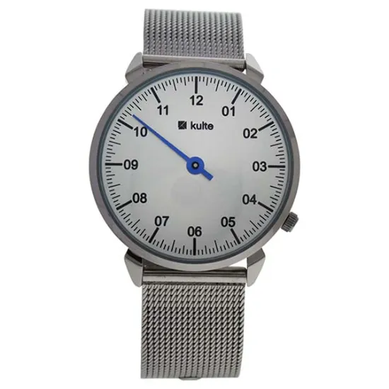 Picture of KU15-0011 Silver Stainless Steel Mesh Bracelet Watch by Kulte for Unisex - 1 Pc Watch