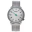 Picture of KU15-0023 Silver/Green Touch Stainless Steel Mesh Bracelet Watch by Kulte for Unisex - 1 Pc Watch
