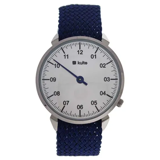 Picture of KUTPBL Forever - Silver/Blue Nylon Strap Watch by Kulte for Unisex - 1 Pc Watch