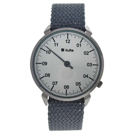 Picture of KUTPGR Mister - Silver/Grey Nylon Strap Watch by Kulte for Unisex - 1 Pc Watch