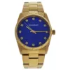 Picture of ZVF220 Blue Dial/Gold Stainless Steel Bracelet Watch by Zadig & Voltaire for Unisex - 1 Pc Watch