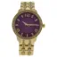 Picture of 2031L-2P Gold Stainless Steel Bracelet Watch by Kim & Jade for Women - 1 Pc Watch