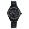 Picture of 2033L-BB Black Stainless Steel Bracelet Watch by Kim & Jade for Women - 1 Pc Watch