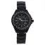 Picture of 2033L-BB Black Stainless Steel Bracelet Watch by Kim & Jade for Women - 1 Pc Watch
