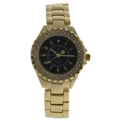 Picture of 2033L-GB Gold Stainless Steel Bracelet Watch by Kim & Jade for Women - 1 Pc Watch