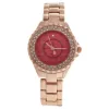 Picture of 2033L-GPLP Rose Gold Stainless Steel Bracelet Watch by Kim & Jade for Women - 1 Pc Watch