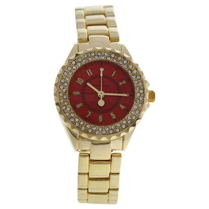 Picture of 2033L-GR Gold Stainless Steel Bracelet Watch by Kim & Jade for Women - 1 Pc Watch
