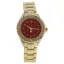 Picture of 2033L-GR Gold Stainless Steel Bracelet Watch by Kim & Jade for Women - 1 Pc Watch