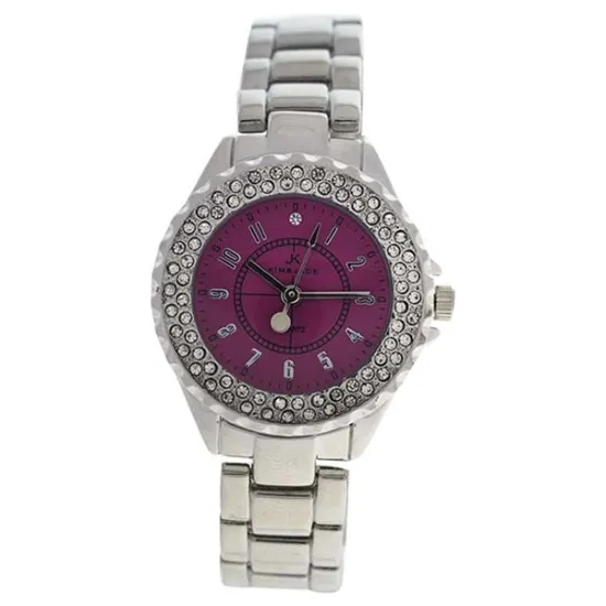 Picture of 2033L-SP Silver Stainless Steel Bracelet Watch by Kim & Jade for Women - 1 Pc Watch