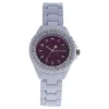 Picture of 2033L-WP White Stainless Steel Bracelet Watch by Kim & Jade for Women - 1 Pc Watch