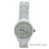 Picture of 2033L-WS White Stainless Steel Bracelet Watch by Kim & Jade for Women - 1 Pc Watch