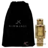 Picture of 2060L-GG Gold Stainless Steel Bracelet Watch by Kim & Jade for Women - 1 Pc Watch