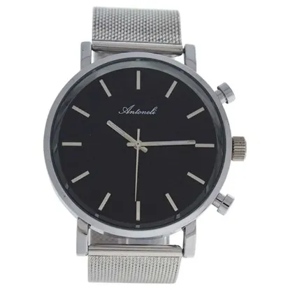Picture of AG6182-06 Silver Stainless Steel Mesh Bracelet Watch by Antoneli for Women - 1 Pc Watch