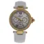 Picture of AL0519-05 Gold/White Leather Strap Watch by Antoneli for Women - 1 Pc Watch