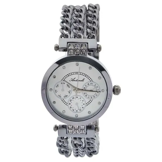Picture of AL0704-02 Silver Stainless Steel Bracelet Watch by Antoneli for Women - 1 Pc Watch