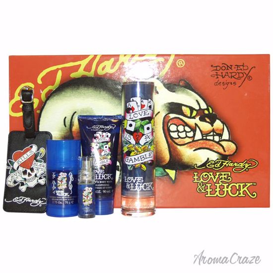 Christian Audigier Ed Hardy Love & Luck Gift Set for Men 5 p