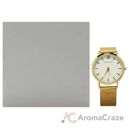 Picture of AO-130 Distrig - Gold Stainless Steel Mesh Bracelet Watch by Andreas Osten for Women - 1 Pc Watch