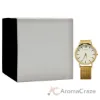 Picture of AO-130 Distrig - Gold Stainless Steel Mesh Bracelet Watch by Andreas Osten for Women - 1 Pc Watch