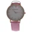 Picture of AO-161 Pure - Rose Gold/Light Pink Leather Strap Watch by Andreas Osten for Women - 1 Pc Watch