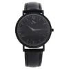 Picture of AO-176 Hygge - Black Charcoal/Black Leather Strap Watch by Andreas Osten for Women - 1 Pc Watch