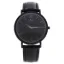Picture of AO-176 Hygge - Black Charcoal/Black Leather Strap Watch by Andreas Osten for Women - 1 Pc Watch
