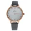 Picture of CRB009 La Basic - Rose Gold/Grey Leather Strap Watch by Charlotte Raffaelli for Women - 1 Pc Watch