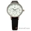 Picture of CRB010 La Basic - Silver-Grey Leather Strap Watch by Charlotte Raffaelli for Women - 1 Pc Watch