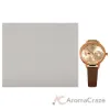 Picture of CRB015 La Basic - Rose Gold-Brown Leather Strap Watch by Charlotte Raffaelli for Women - 1 Pc Watch