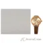Picture of CRB015 La Basic - Rose Gold-Brown Leather Strap Watch by Charlotte Raffaelli for Women - 1 Pc Watch