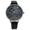 Picture of CRR001 La Romance - Silver/Black Leather Strap Watch by Charlotte Raffaelli for Women - 1 Pc Watch