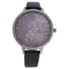 Picture of CRR004 La Romance - Silver/Grey Leather Strap Watch by Charlotte Raffaelli for Women - 1 Pc Watch