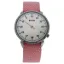 Picture of KUTPP Silver/Pink Nylon Strap Watch by Kulte for Women - 1 Pc Watch