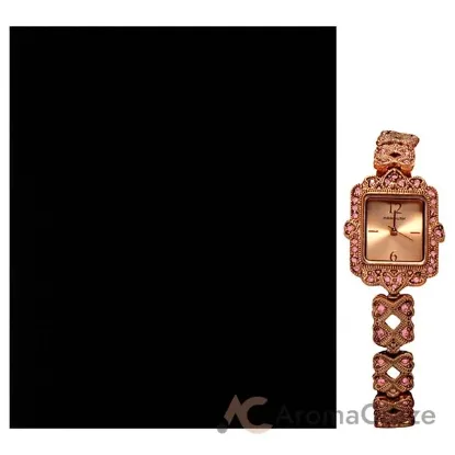 Picture of MSHLLRG Loulou - Rose Gold Stainless Steel Bracelet Watch by Manoush for Women - 1 Pc Watch