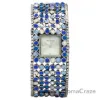 Picture of MSHMAB Marilyn - Silver/Blue Stainless Steel Bracelet Watch by Manoush for Women - 1 Pc Watch