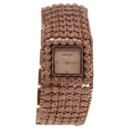 Picture of MSHMARG Marilyn - Rose Gold Stainless Steel Bracelet Watch by Manoush for Women - 1 Pc Watch