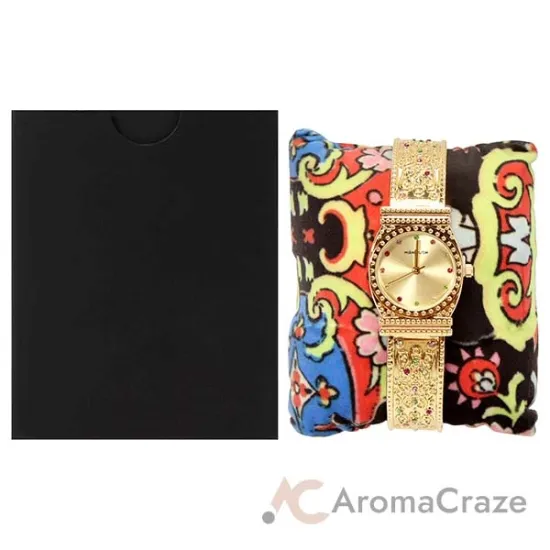 Picture of MSHMIG Mizuna - Gold Stainless Steel Bracelet Watch by Manoush for Women - 1 Pc Watch