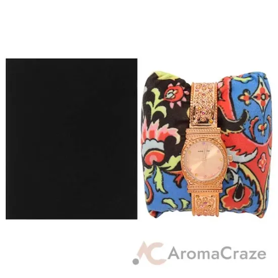 Picture of MSHMIRG Mizuna - Rose Gold Stainless Steel Bracelet Watch by Manoush for Women - 1 Pc Watch