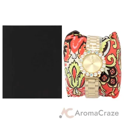 Picture of MSHSCG-2 Scarlett - Gold Stainless Steel Bracelet Watch by Manoush for Women - 1 Pc Watch