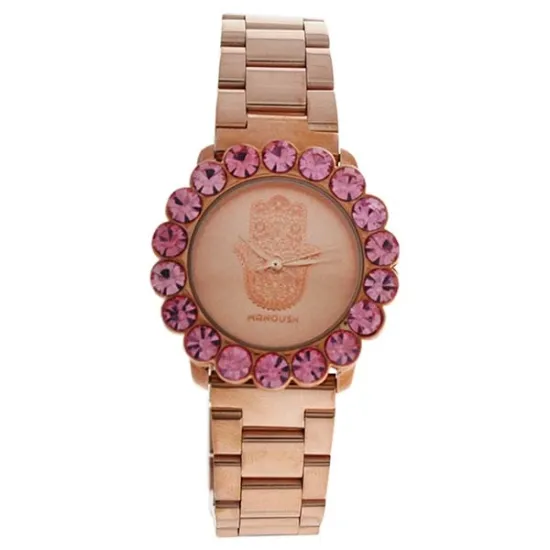Picture of MSHSCRG Scarlett Hand - Rose Gold Stainless Steel Bracelet Watch by Manoush for Women - 1 Pc Watch