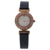 Picture of REDL1 Rose Gold/Black Leather Strap Watch by Jean Bellecour for Women - 1 Pc Watch