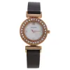 Picture of REDL2 Rose Gold/Brown Leather Strap Watch by Jean Bellecour for Women - 1 Pc Watch