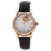 Picture of REDM1 Rose Gold/Brown Leather Strap Watch by Jean Bellecour for Women - 1 Pc Watch