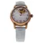 Picture of REDM2 Rose Gold/White Leather Strap Watch by Jean Bellecour for Women - 1 Pc Watch