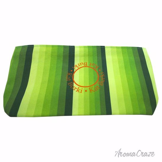 Kat Burki Stripe Travel Case Green Bag for Women 1 Pc